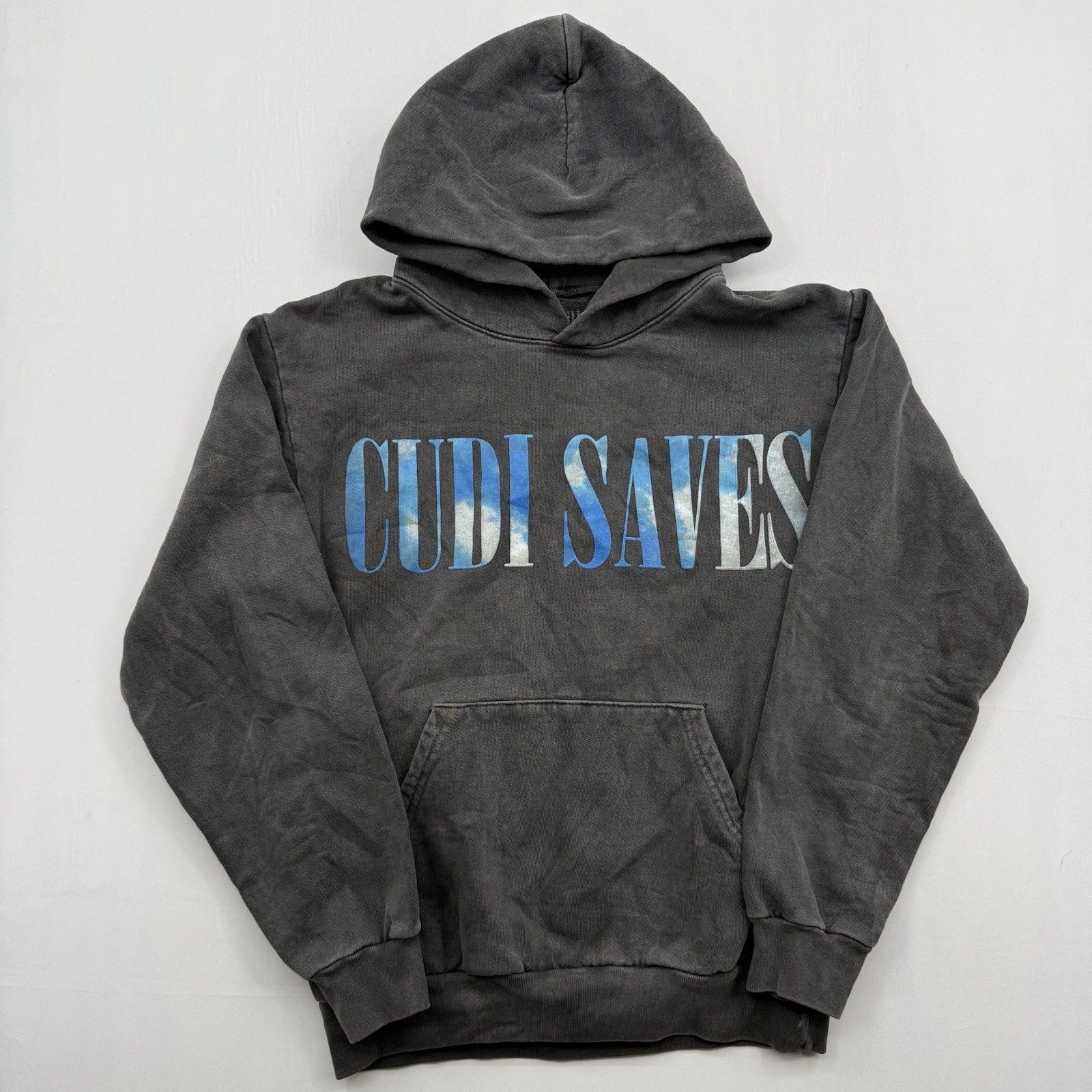 Kid Cudi Cudi Saves Pullover Hoodie Vintage Wash Small