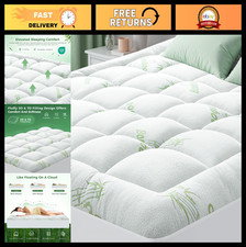 King Size Cooling Mattress Topper - Thick Bam...