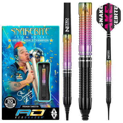 Red Dragon Peter Wright Snakebite World Champion SE 2020 Softdarts 20g, 22g