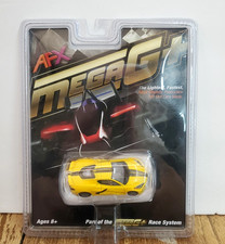 AFX 22013 Mega G Slot Car Corvette C8 Racing Yellow Collector Series 1:64 NEW