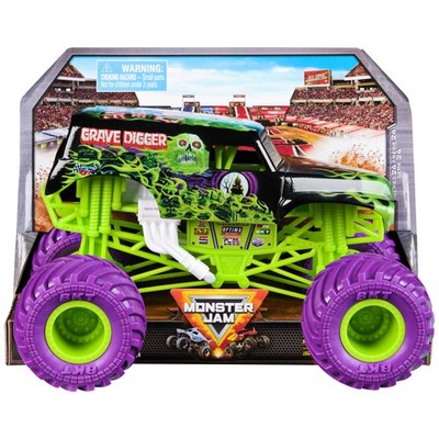 , Official Grave Digger Monster Truck, Collector Die-Cast Vehicle, 1:24 Scale...