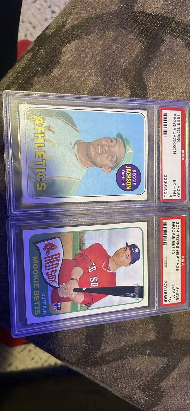 1969 TOPPS #260 REGGIE JACKSON PSA 6