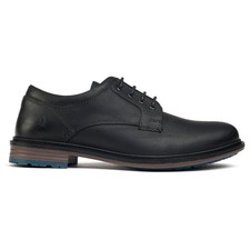 Image of Hush Puppies Mens Julian Lace-Up Shoes Black