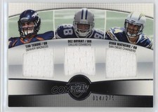 2010 Prime 3rd Quarter Combo Relics /275 Tim Tebow Ryan Mathews Dez Bryant 1m8f