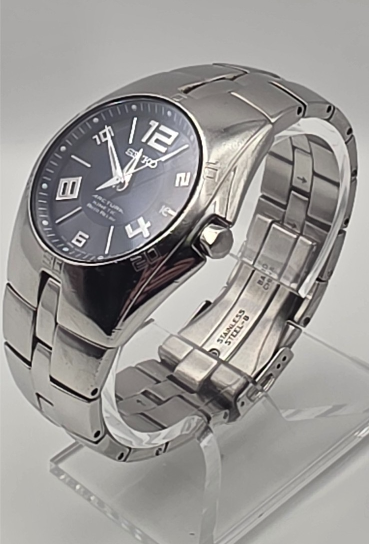 Seiko Arctura Kinetic Auto Relay 5J32‑0AP0 Blue Dial Sapphire