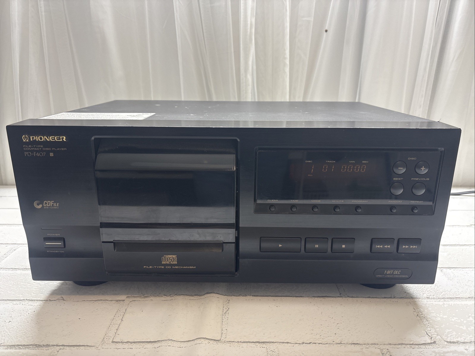 25-disc Cd-file Type Changer (no Remote)