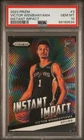 2023 Panini Prizm #3 VICTOR WEMBANYAMA RC Instant Impact-Silver PSA 10 GEM MINT