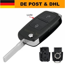 2 Tasten Klapp Schlüssel Gehäuse Für VW Transporter T4 T5 Sharan Multivan Touran