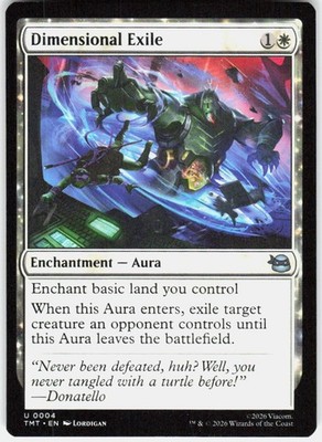 Dimensional Exile 4 Teenage Mutant Ninja Turtles Magic the Gathering