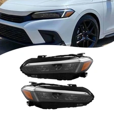 LED Headlight Left+Right for 2022-2025 Honda Civic Sport/Touring/Sport Touring