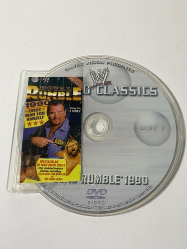 WWE Royal Rumble 1989 & 1990 Tagged Classics DVD Set Discs Only WWF Wrestling - Picture 3 of 3