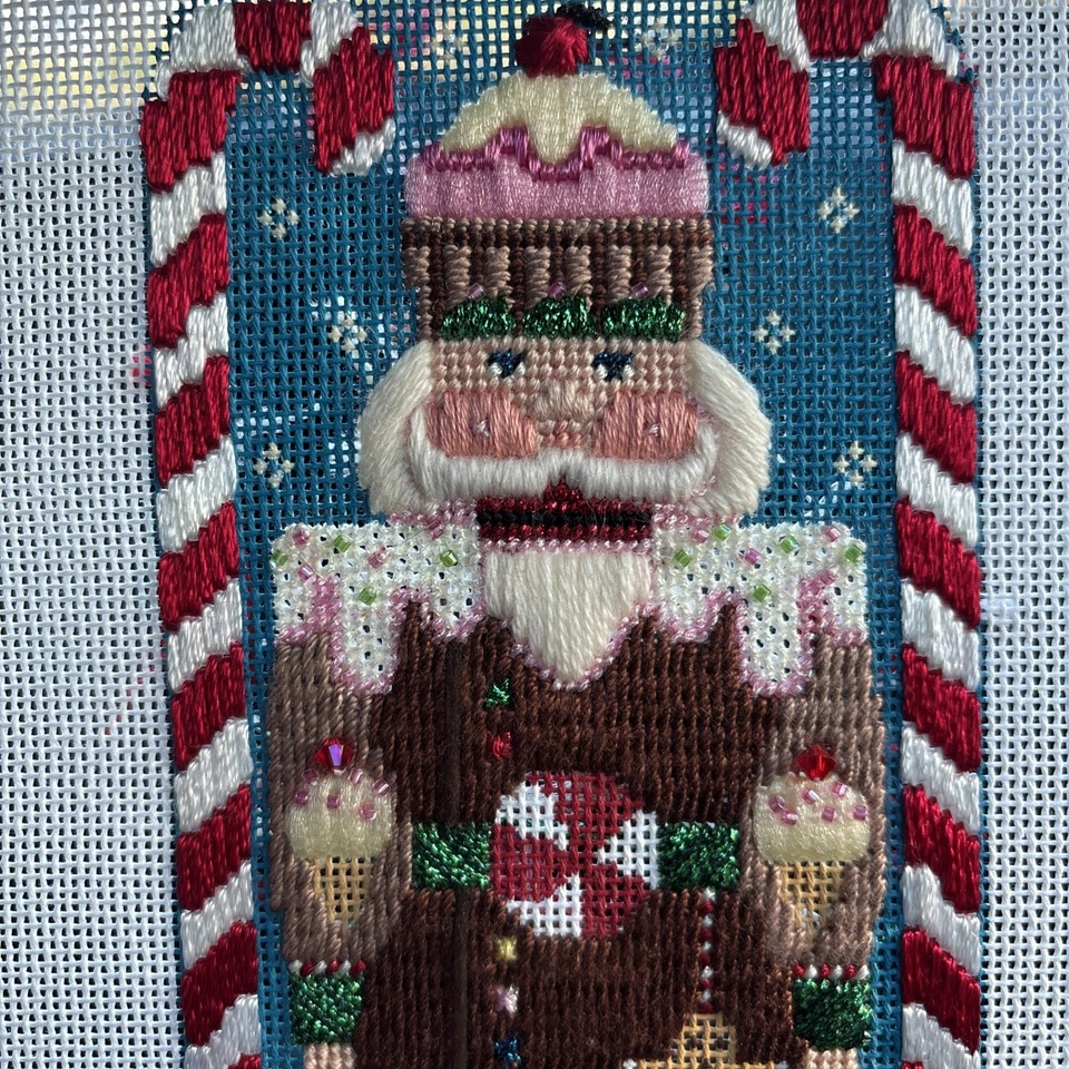 Shelly Tribbey nutCracker Hand painted Needlepoint Canvas Partial -Ship On Frame - Image 2 of 4