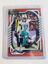 2022 Panini Absolute - Jaylen Waddle #51 Orange Mosaic 142/199