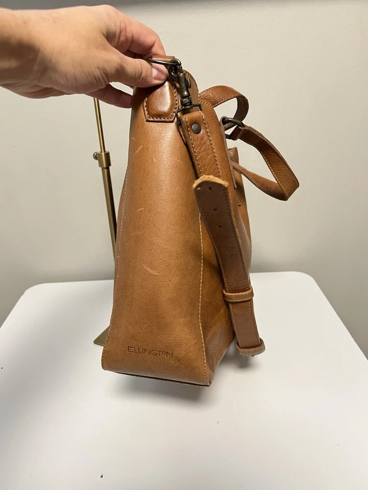 ELLINGTON BOLSO DE MERCADO DE CUERO MARRÓN Foto 4 de 4