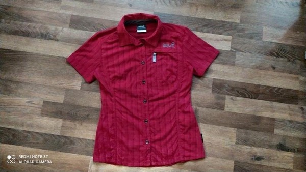 Women Jack Wolfskin Shirt Pink Elastane 36 / S /