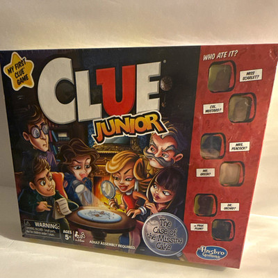 NEW SEALED Clue Junior 2015 Missing Cake Mystery Board Game 2+ Players Ages 5+
