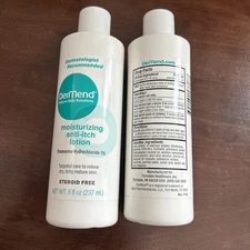 2 DERMEND Moisturizing ANTI ITCH Lotion Care for Dry, Itchy, Skin 8oz