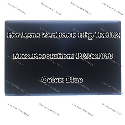 TouchScreen Baugruppe Komplett Display Oberteil Asus ZenBook Flip UX362 Q326 FHD
