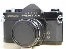 Excellent Asahi Pentax SP 35mm Film Camera SLR Super-Takumar 55mm f1.8 5607