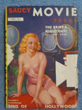 Saucy Movie Tales November 1937 Rare Spicy Pulp! Nice Copy!!