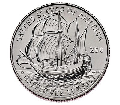 1776-2026 D Mayflower Compact Semiquincentennial Quarter 1 Coin US Mint