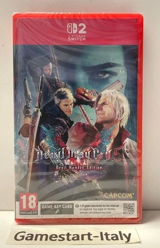 DEVIL MAY CRY 5 DEVIL HUNTER EDITION - SWITCH 2 - GKEY NEW SEALED NEW - PAL