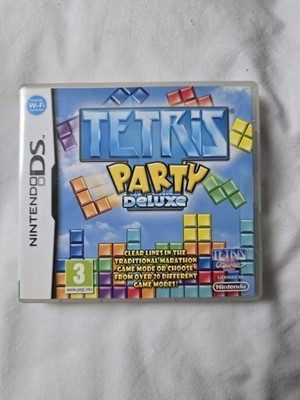 Tetris Party Deluxe (Nintendo DS, 2010) Puzzle Classic Arcade Game - PAL