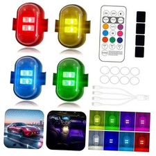 PCS UpgradedLEDs Wireless LED Strobe Lights with Remote Control, High 4