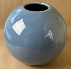 Haeger Pottery #4306 Blue Round Ball Vase USA