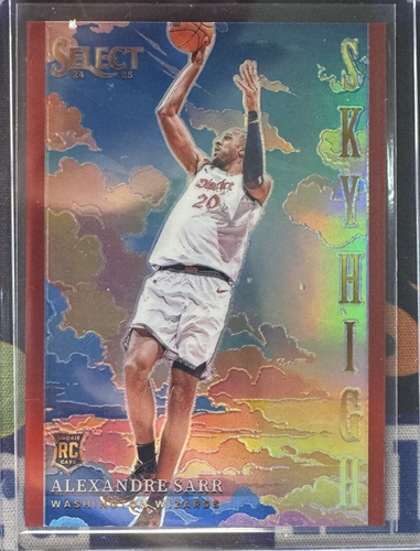 Alexandre Sarr 2024-25 Panini Select 33/99 Red Sky High RC Thunder #12
