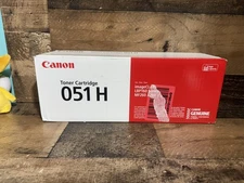 Canon 051H Genuine NEW Toner Cartridge Black, High Capacity, Laser Printers