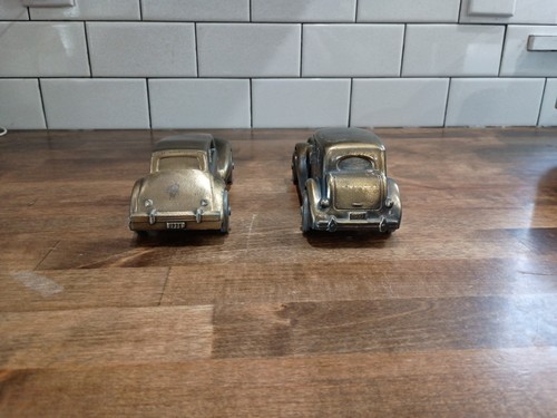 Vtg BANTHRICO Classic Antique Auto 1936 CORD/1937 Packard V12 Bank - Picture 6 of 8