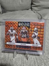 2024 Obsidian Nucleus Browns Orange Nick Chubb, Jerry Jeudy, Myles Garrett