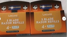 Lacura Men&rsquo;s 5 Blade Razor Refills - 8 Blades (2 x 4 Pack) (2 packs)