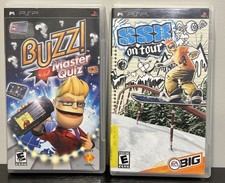 PSP Game Lot SSX On Tour Buzz Master Quiz Complete CIB With Manuals