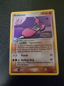 Pokemon TCG - Medicham 34/108 Stamped Reverse Holo - EX Power Keepers - LP