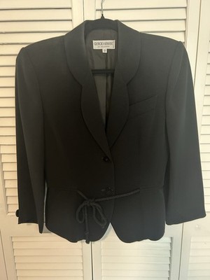 Ladies Georgio Armani Black Jacket