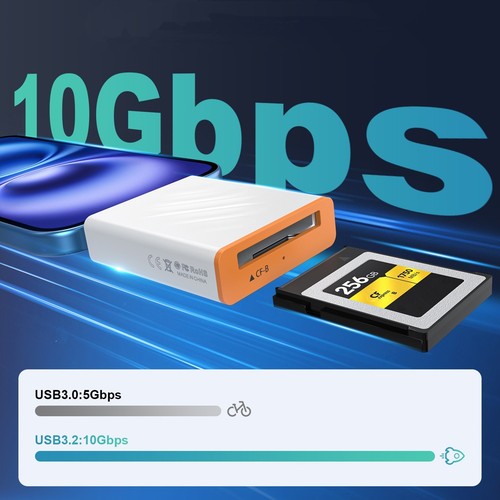 USB 3.2 Gen 2 CFexpress Type B Memory Card Reader Adapter For Photography - Photo 12/16
