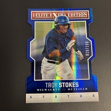 2014 Panini Elite Extra Edition - Troy Stokes Jr. #78 Status Blue Die-Cut...