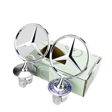 Mercedes Benz W204 W208 W212 stella cofano emblema A2108800186 NUOVO cromo