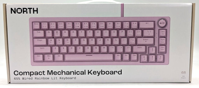 *NEW* North Base Computer Keyboard - Pink