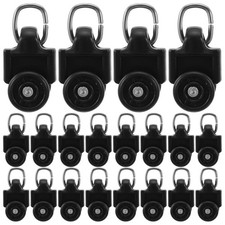50 Pcs Silent Curtain Track Hanging Wheel Rail Pulleys Runners Ceiling Roller