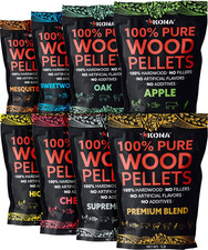 Wood Pellets All Variety Pack, Intended for Ninja Woodfire Outdoor Grill, Woo...