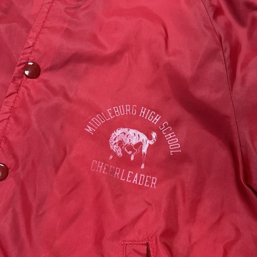 Vintage 80s Broncos Jacket Mens Small Bomber Spellout Arc Logo Champion - Picture 7 of 8