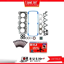 99-05 Cylinder Head Set with Head Bolt Kit For Chrysler 2.4L L4 SOHC DNJ HGB155