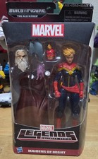 Hasbro Marvel Legends Maidens of Might Captain Marvel BAF Allfather New MOC
