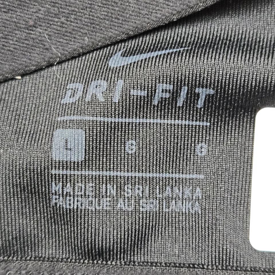 Sujetador deportivo Nike para mujer grande negro DRI FIT inalámbrico espalda deportiva ajustable Foto 3 de 4