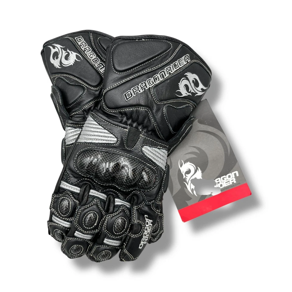 Dragon Rider GP-Pro Motorcycle Glove - Style G-0671-DR - Black - Large - NWT - Image 3 of 4