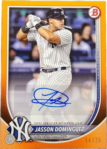 2025 Fanatics Under Wraps Yankees Jasson Dominguez Gold Auto /50