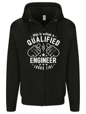This Is What a Qualified Engineer Looks Like Mens Zip Up Hoodie